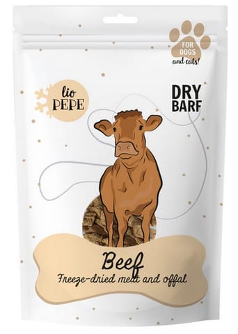 ⁨Paka Zwierzaka Lio PEPE Przysmak Beef (mięso wołowe) 60g⁩ w sklepie Wasserman.eu