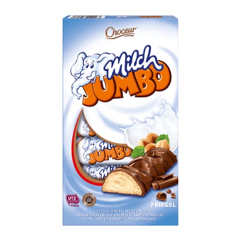 ⁨Choceur Jumbo Milch Haselnuss Creme 150 g⁩ w sklepie Wasserman.eu