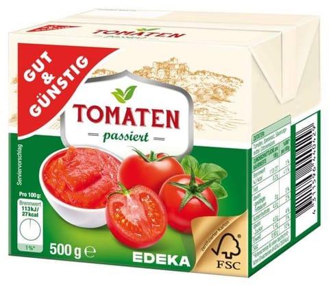 ⁨G&G Tomato Puree 500 g⁩ at Wasserman.eu