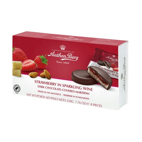 ⁨Anthon Berg Strawberry in Champagne  220 g⁩ w sklepie Wasserman.eu