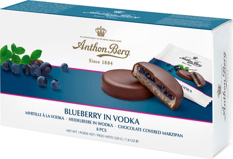 ⁨Anthon Berg Blueberry in Vodka 220 g⁩ at Wasserman.eu