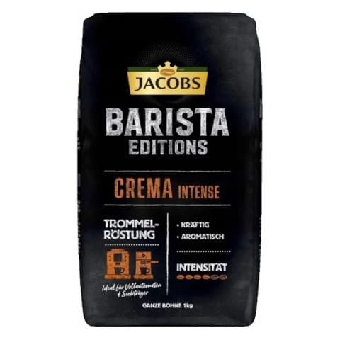 ⁨Jacobs Barista Crema Intense Kawa Ziarnista 1 kg⁩ w sklepie Wasserman.eu