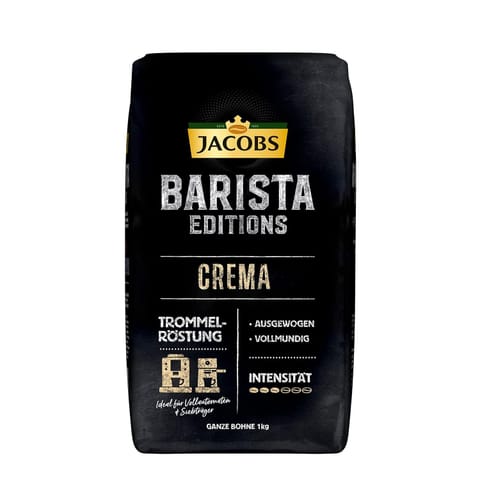 ⁨Jacobs Barista Crema Kawa Ziarnista 1 kg⁩ w sklepie Wasserman.eu