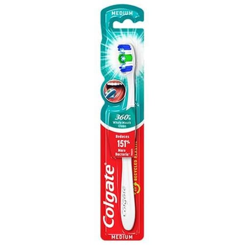 ⁨Colgate 360 Clean Medium Toothbrush⁩ at Wasserman.eu