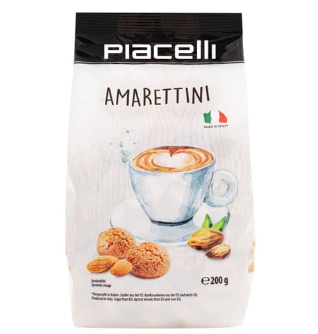 ⁨Piacelli Amarettini Ciastka 200 g⁩ w sklepie Wasserman.eu