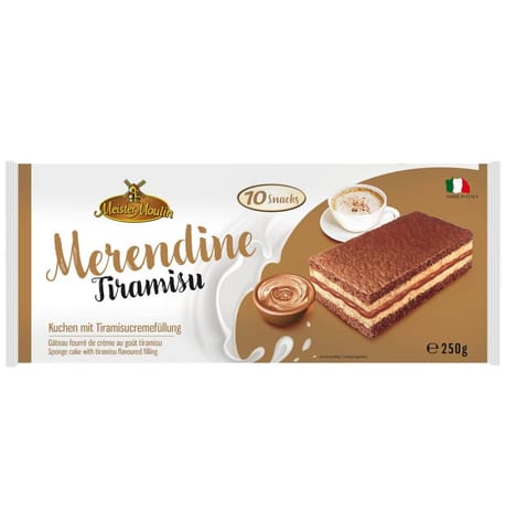 ⁨Meister Moulin Sponge Sandwiches with Tiramisu Cream 250 g⁩ at Wasserman.eu