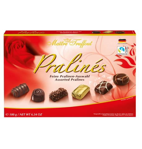 ⁨MaitreTruffout Assorted Pralines Red 180 g⁩ at Wasserman.eu