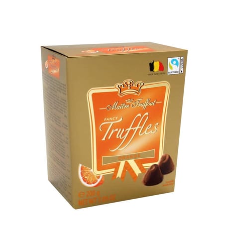 ⁨MaitreTruffout Belgian Orange Truffles 200 g⁩ at Wasserman.eu