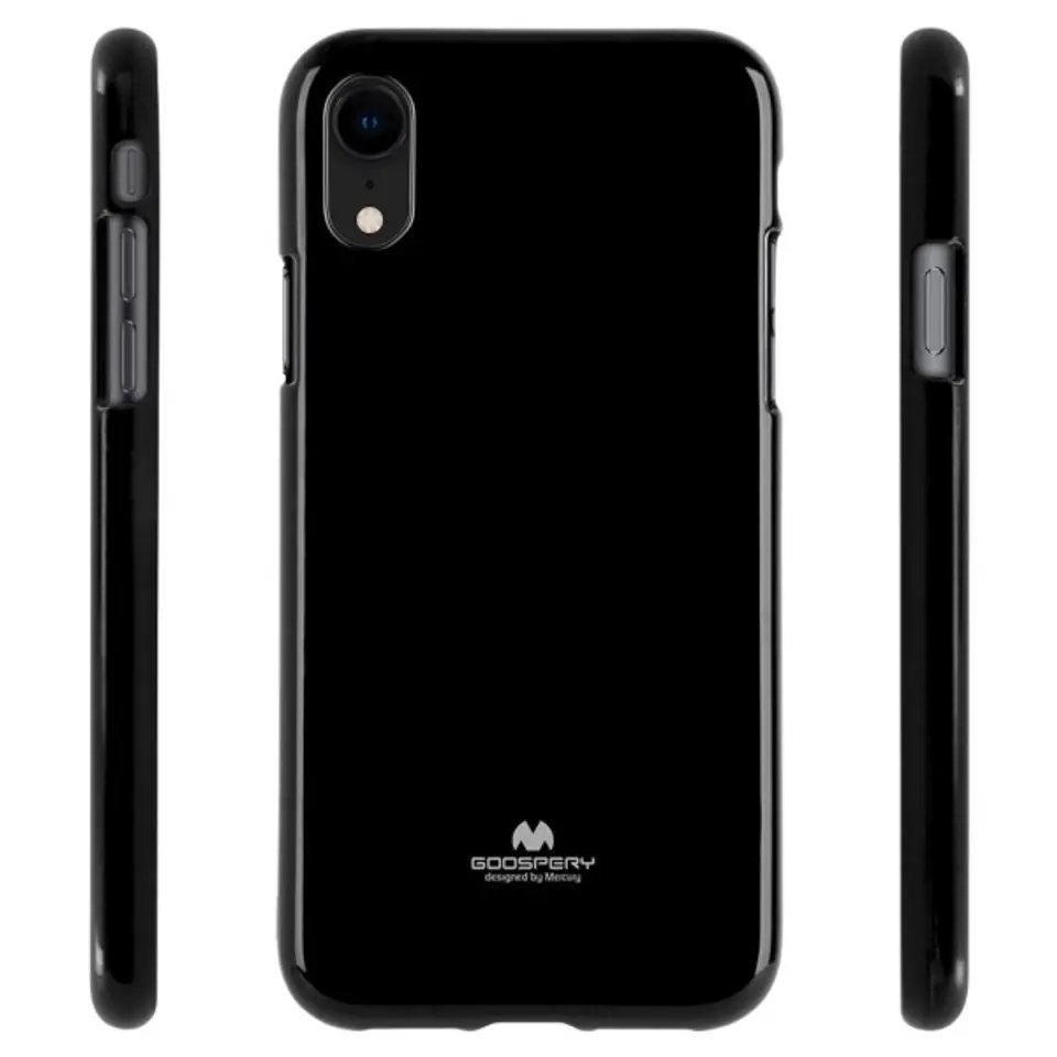 ⁨Mercury Jelly Case iPhone 11 Pro Max czarny/black⁩ w sklepie Wasserman.eu