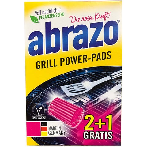 ⁨Abrazo Grill Power Gąbki Zmywaki Nasączone 3 szt.⁩ w sklepie Wasserman.eu