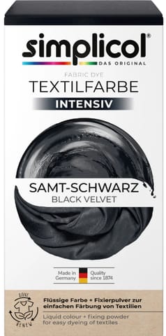 ⁨Simplicol Intensiv Aksamitna Czerń Samt-Schwarz Barwnik do Tkanin⁩ w sklepie Wasserman.eu