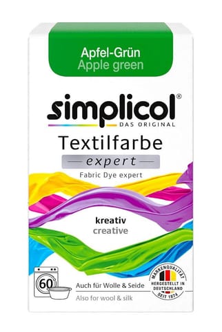 ⁨Simplicol Expert Barwnik do Tkanin Apfel-Grün 150 g⁩ w sklepie Wasserman.eu