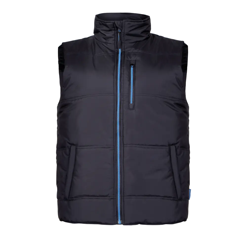 Tank top insulated black-blue, "l", ce, lahti at Wasserman.eu