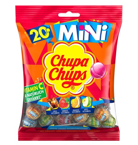 ⁨Chupa Chups Lollipops Mini with Vitamin C 20 pcs.⁩ at Wasserman.eu