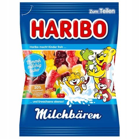 ⁨Haribo Milchbaren 160 g⁩ at Wasserman.eu