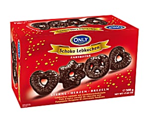 ⁨Only Gingerbread in Dark Chocolate 500 g⁩ at Wasserman.eu