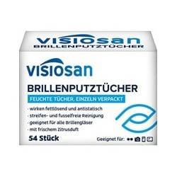 ⁨Visiosan Chusteczki Nawilżone do Czyszczenia Okularów 54 szt.⁩ w sklepie Wasserman.eu