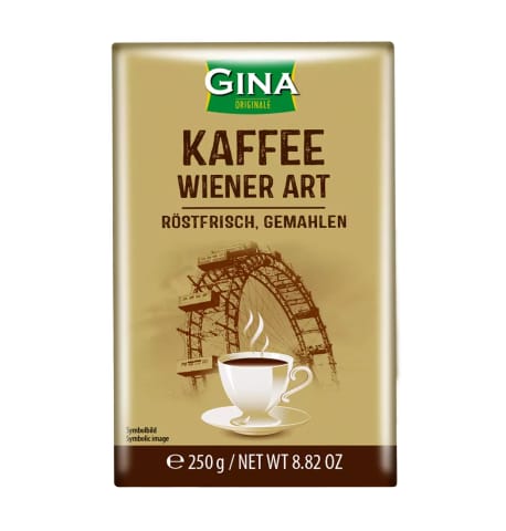 ⁨Gina Weiner Art Kawa Mielona 250 g⁩ w sklepie Wasserman.eu