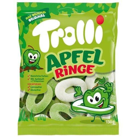 ⁨Trolli Apfel Ringe Żelki 150 g⁩ w sklepie Wasserman.eu