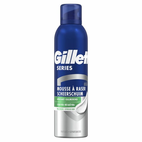 ⁨Gillette Series Aloe Vera Pianka do Golenia 250 ml⁩ w sklepie Wasserman.eu