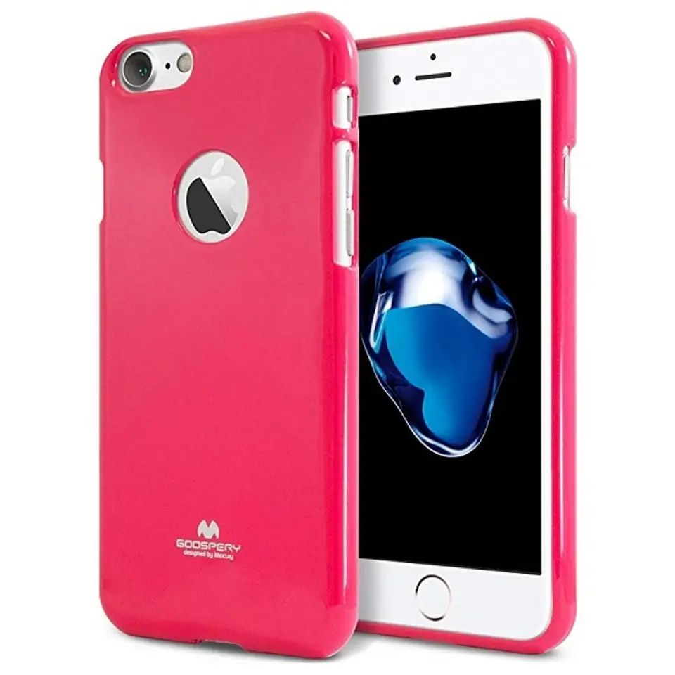 ⁨Mercury Jelly Case iPhone X pink /hot pink notch/hole⁩ at Wasserman.eu
