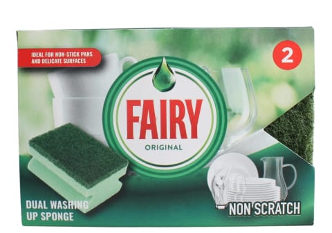 ⁨Fairy Originals Non Scratch Gąbki do Naczyń 2 szt.⁩ w sklepie Wasserman.eu