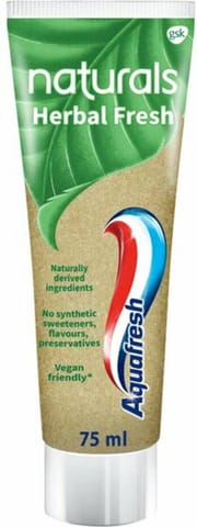 ⁨Aquafresh Naturals Herbal Pasta do Zębów 75 ml⁩ w sklepie Wasserman.eu