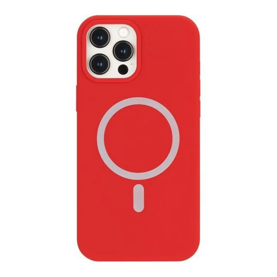 ⁨Mercury MagSafe Silicone iPhone 12 mini 5,4" czerwony/red⁩ w sklepie Wasserman.eu