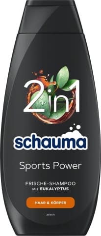 ⁨Schauma Sports Power 2in1 Szampon do Włosów 400 ml⁩ w sklepie Wasserman.eu