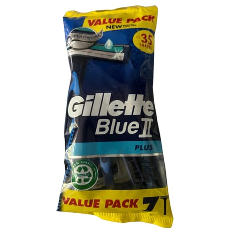 ⁨Gillette Blue 2 Plus Jednorazowa Maszynka do Goenia 7szt.⁩ w sklepie Wasserman.eu