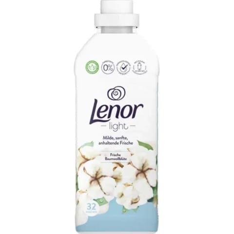 ⁨Lenor Light Frische Baumwollblüte Płyn do Płukania 32 praniarania⁩ w sklepie Wasserman.eu