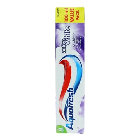 ⁨Aquafresh Active White Pasta do Zębów 100 ml⁩ w sklepie Wasserman.eu