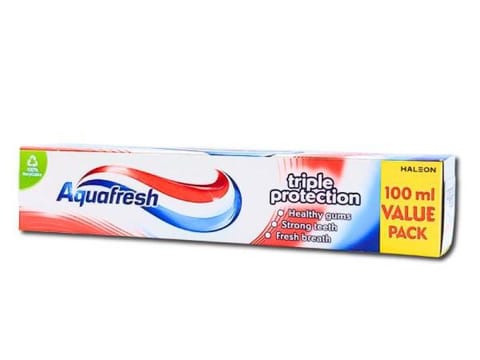 ⁨Aquafresh Triple Protection Pasta do Zębów 100 ml⁩ w sklepie Wasserman.eu