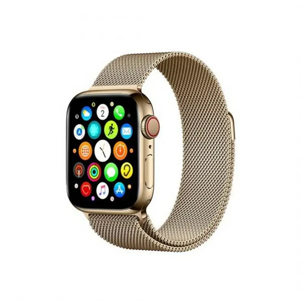 ⁨Mercury pasek Mesh Apple Watch 38/40/41 mm złoty/gold⁩ w sklepie Wasserman.eu