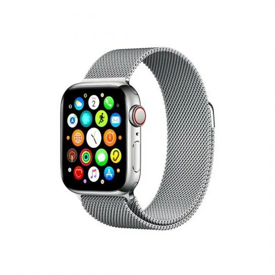 ⁨Mercury pasek Mesh Apple Watch 38/40/41 mm srebrny/silver⁩ w sklepie Wasserman.eu