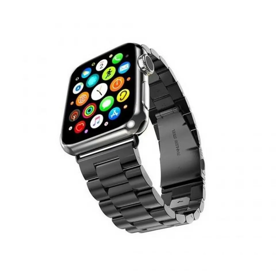 ⁨Mercury Metal Apple Watch 38/40/41 mm black/black⁩ at Wasserman.eu