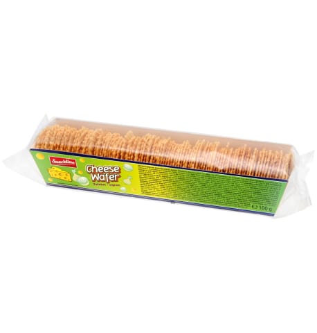 ⁨Snackline Wafle Serowo-Cebulowe 100 g⁩ w sklepie Wasserman.eu