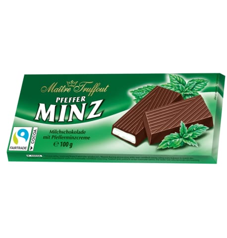 ⁨Maitre Truffout Czekolada Nadziewana Miętowa 100 g⁩ w sklepie Wasserman.eu