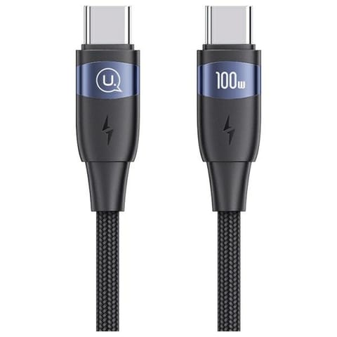 ⁨USAMS Kabel USB-C na USB-C 100W 2m        Aluminum Alloy Fast Charging & Data Cable SJ633USB01 (US-SJ633)⁩ w sklepie Wasserman.eu