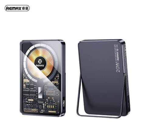 ⁨POWERBANK REMAX WALKING SERIES 10000mAh RPP-558 PD20W+QC 22,5W MAGNETIC BLACK⁩ w sklepie Wasserman.eu