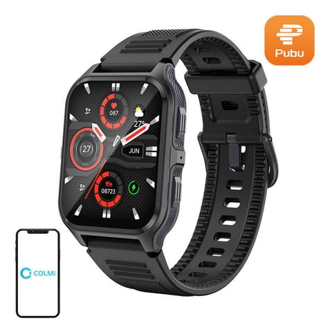 ⁨Smartwatch Colmi P73 (Czarny)⁩ w sklepie Wasserman.eu