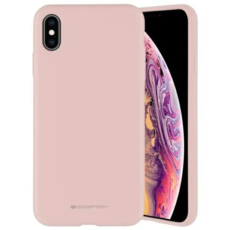 ⁨Mercury Silicone Samsung S22+ S906 różowo-piaskowy/pink sand⁩ w sklepie Wasserman.eu