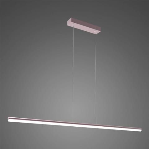 ⁨Lampa wisząca Linea No.1 120cm 3k różowo złota (Barwa światła delikatnie ciepła, Kolor różowe złoto, Możliwość ściemniania nie)⁩ w sklepie Wasserman.eu