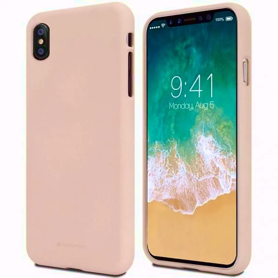 ⁨Mercury Soft iPhone 12 Pro Max 6,7" różowo-piaskowy/pink sand⁩ w sklepie Wasserman.eu