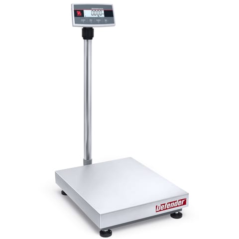 ⁨Waga platformowa magazynowa z legalizacją OHAUS DEFENDER 2500 LCD 30x35cm 60Kg / 20g⁩ w sklepie Wasserman.eu