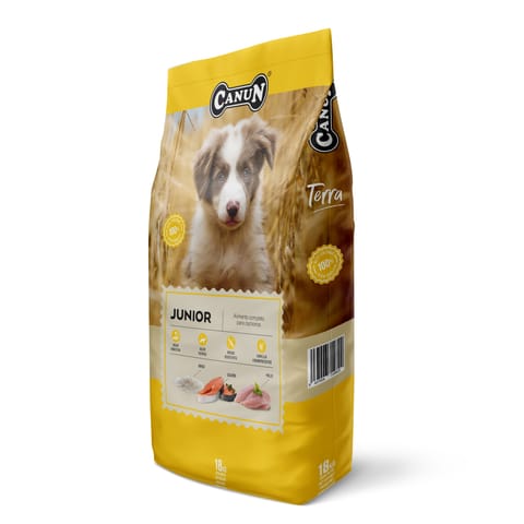 ⁨Canun Terra Junior 18 kg dla szczeniąt od 6 miesiąca⁩ w sklepie Wasserman.eu