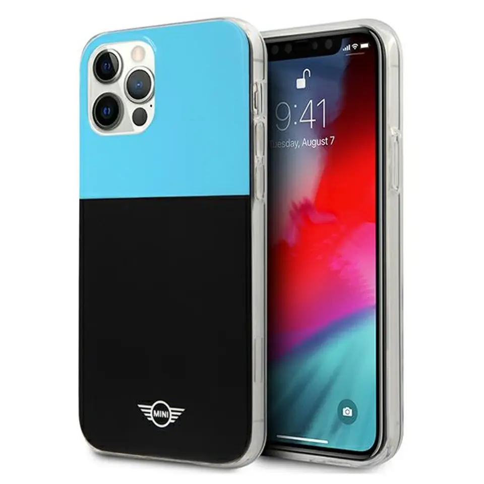 ⁨Mini MIHCP12LPCUCBLB iPhone 12 Pro Max 6,7" niebieski/blue hard case Color Block⁩ w sklepie Wasserman.eu