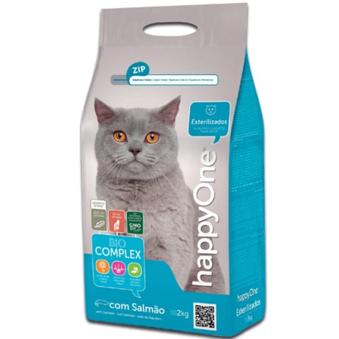 ⁨happyOne Sterilized dla kotów dorosłych sterylizowanych 2kg⁩ w sklepie Wasserman.eu