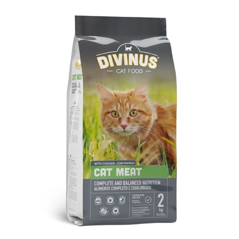 ⁨Divinus Cat Meat dla kotów dorosłych 2kg⁩ w sklepie Wasserman.eu