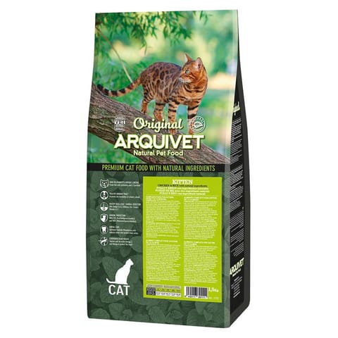 ⁨ARQUIVET CAT Original Kitten dla kociąt z kurczakiem 1,5 kg⁩ w sklepie Wasserman.eu